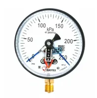 Манометр электроконтактный ФизТех ДМ2010ф 0-250 кПа кл.т.1,5