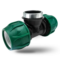 Тройник компрессионный Poelsan 32 x ½" x 32 с внутренней резьбой