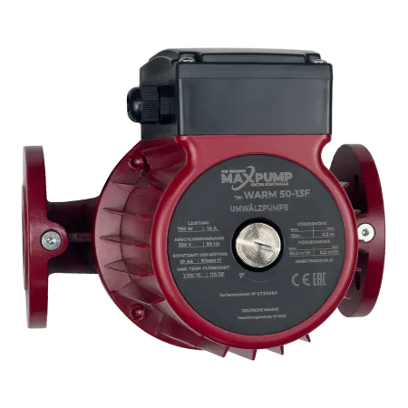 Циркуляционный насос MAXPUMP WARM 50-13F Циркуляционный насос MAXPUMP WARM 50-13F