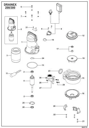 Фекальный насос ESPA DRAINEX 202M A