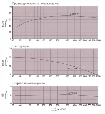 Моноблочный водокольцевой вакуумный насос Busch Dolphin LX 0110 B