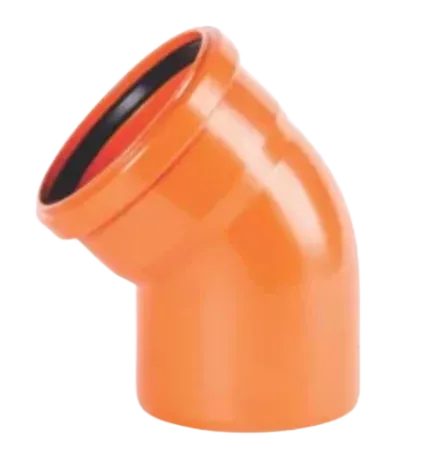 Отвод канализационный НПВХ DN110 a45*