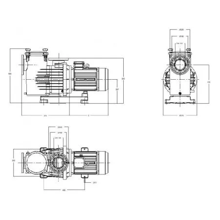 Насос для бассейн DAB EUROPRO 1000 T - BR - IE3