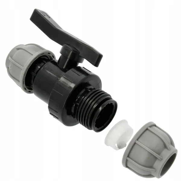 Кран шаровый компрессионный BRADAS КРБ-5 32 х 32