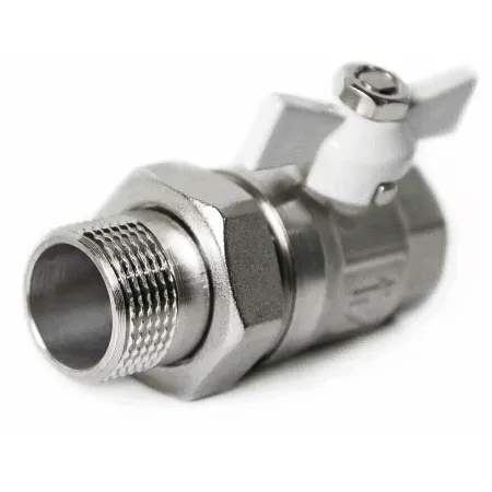 Кран шаровой STI  ¾" ВР x  ¾" НР (DN 20) бабочка Кран шаровой STI  ¾" ВР x  ¾" НР (DN 20) бабочка