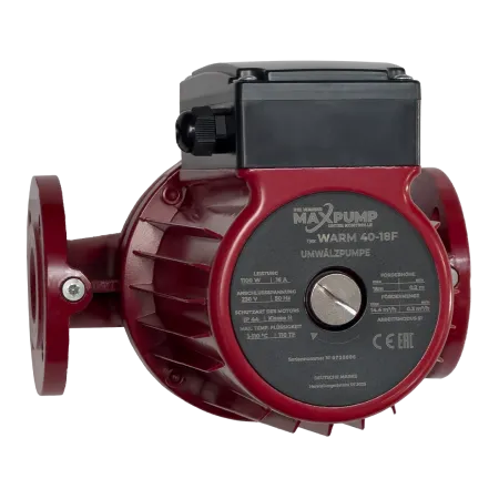 Циркуляционный насос MAXPUMP WARM 40-18F Циркуляционный насос MAXPUMP WARM 40-18F