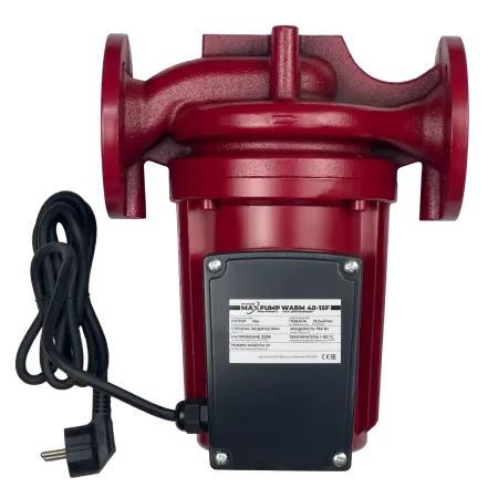Циркуляционный насос MAXPUMP WARM 40-15F Циркуляционный насос MAXPUMP WARM 40-15F