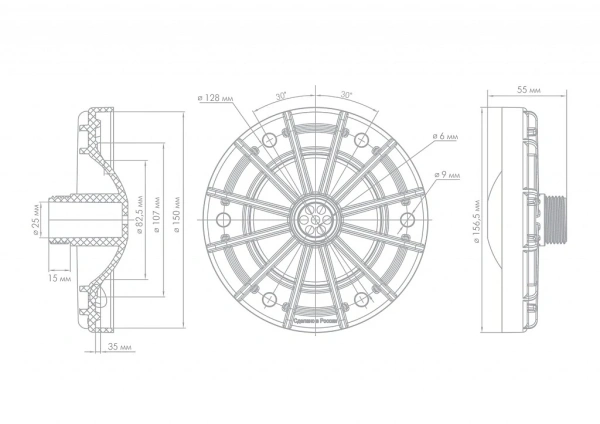 Фланец гидроаккумулятора Джилекс ГА 24-150л