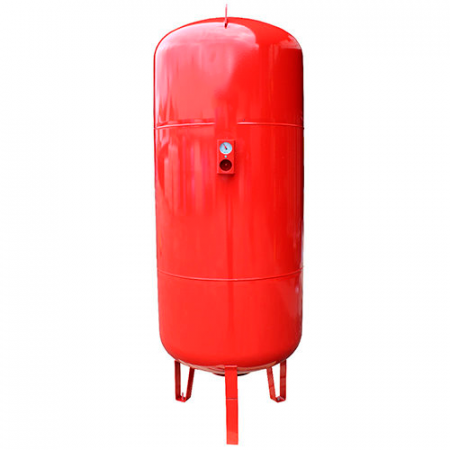 Гидроаккумулятор для воды Бак мембранный вертикальный на ножках красный с манометром 1500 л