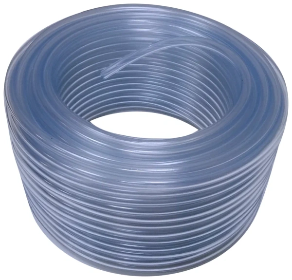 Шланг ПВХ технический однослойный пищевой 6х1,5 (прозр.) 50м