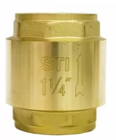 Клапан обратный пружинный STI 15 (латунное уплотнение)
